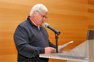 Herr Nikodym bei der Ansprache